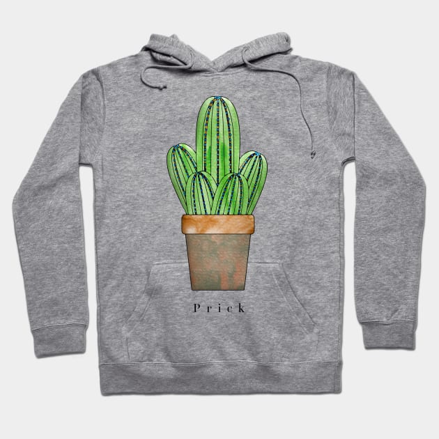 Cactus humor Hoodie by chris@christinearnold.com